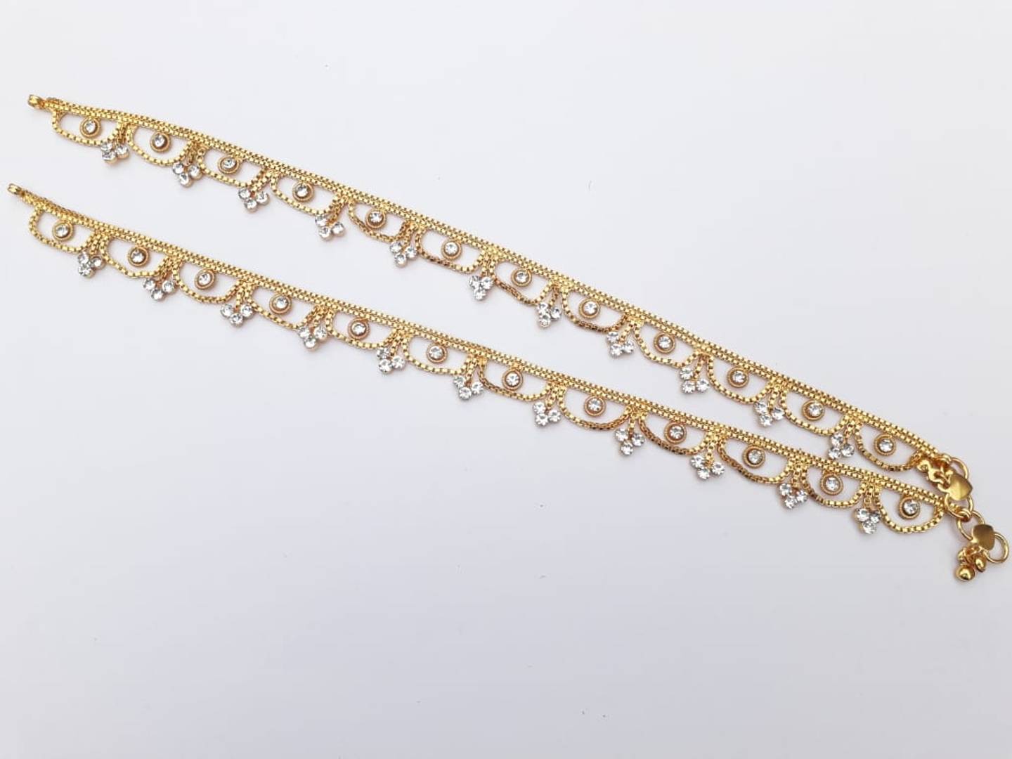 Golden German Silver Anklet